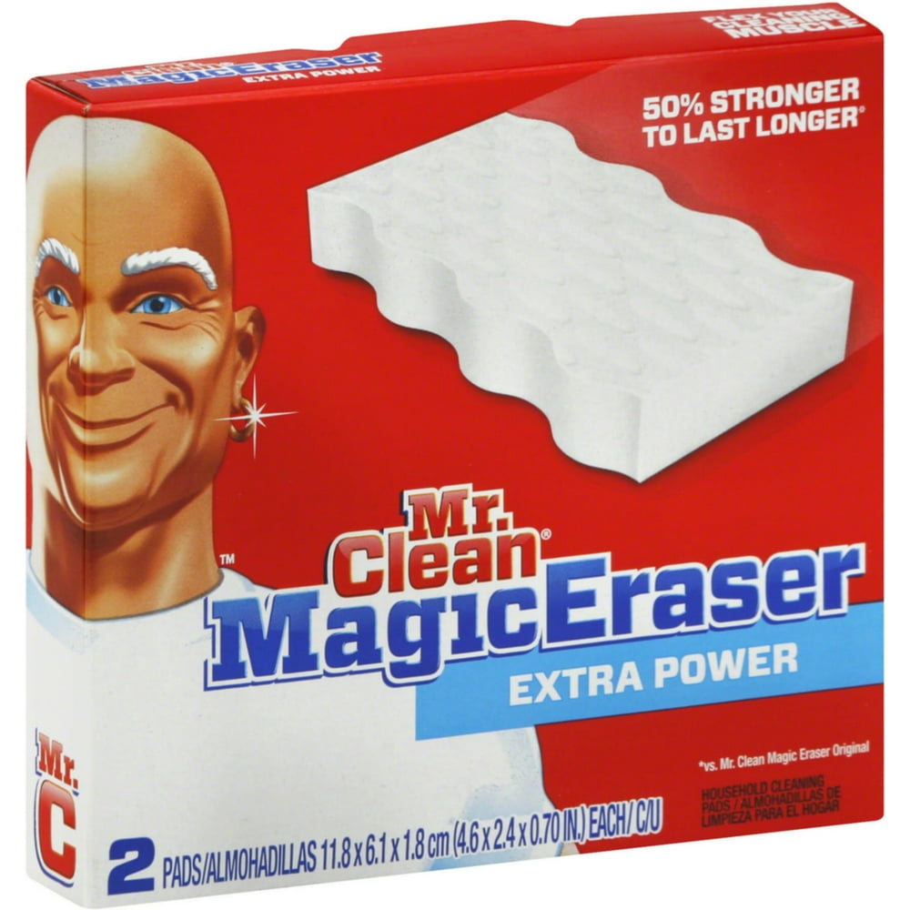 Mr Clean Magic Eraser  Extra Power 2 ea Walmart com 