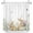 White 12285, variant on pipaio Sping Easter Bunny Shower Curtain Floral Plant Shower Curtains for Bathroom Rustic Rabbits Fabric Bathroom Curtain Watercolor Flowers Bath Curtain Decor 72"x72"