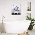 thumbnail image 5 of Purple Floral Canvas Wall Art Funny Lavender Botanical Butterfly Black and White Bathtub Prints Posters Living Room Decor Modern Home Art Bedroom Bathroom Office Wall Decor,8x10 Inches, 5 of 5