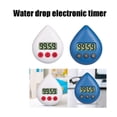 thumbnail image 3 of Digital Bathroom Clock Waterproof Shower Clock Timer Temperature Humidity Visual Countdown Timer Wall Clock White, 3 of 5