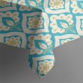 thumbnail image 4 of Rectangle Waterproof Tablecloth 60×102 Inch, Abstract Peacock Feather Reusable Indoor/Outdoor Durable Table Cover for Party Kitchen Dinner Room Decor, 4 of 6