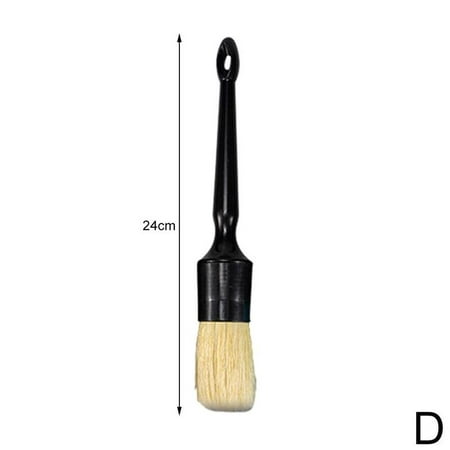 

XIAOL Auto Detailing Brush for Cleaning Wheels Interior Exterior Leather Sharpening Silk and Bristles Multifunctional Detail Brush M9L7