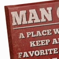 thumbnail image 5 of Creative Products Man Cave Red 11 x 14 Canvas Wall Art, 5 of 5