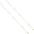 thumbnail image 2 of Cadena Grano de Café Ametrinaa 1mm Unisex 45cm Oro Italiano Sólido 10k, 2 of 5