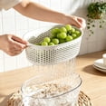 thumbnail image 6 of Colanders & Food Strainers Small Colander Strainer Plastic Strainer Pasta Strainer Noodle Strainer Drainer For Food Colander For Kitchen Strainers And Colanders Small Colander White, 6 of 8