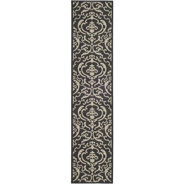 Safavieh Courtyard Sand Indoor Outdoor Rug - Runner 2'4" x 12'