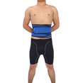 thumbnail image 2 of Bienvenido Soporte de cintura ajustable Soporte lumbar Protector de espalda inferior Cinturón deportivo de fitness (azul L), 2 of 4