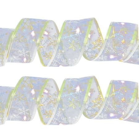 

Christmas Ribbon Fairy Lights Christmas LED Lights Double Ribbon String Lights Christmas Tree Decoration Glowing Ribbon Pendant Outdoor Bush Lights Christmas Led Christmas Lights Color Changing 10 Ft
