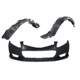 DCP Front Bumper Cover & Fender Liner Kit for Honda Civic 20122013
