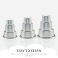 thumbnail image 4 of Dytern Birthday 4Pcs Miniature Cake Molds 3-tier Cake Molds Cupcake Baking Molds Chocolate Pudding Cups, 4 of 10