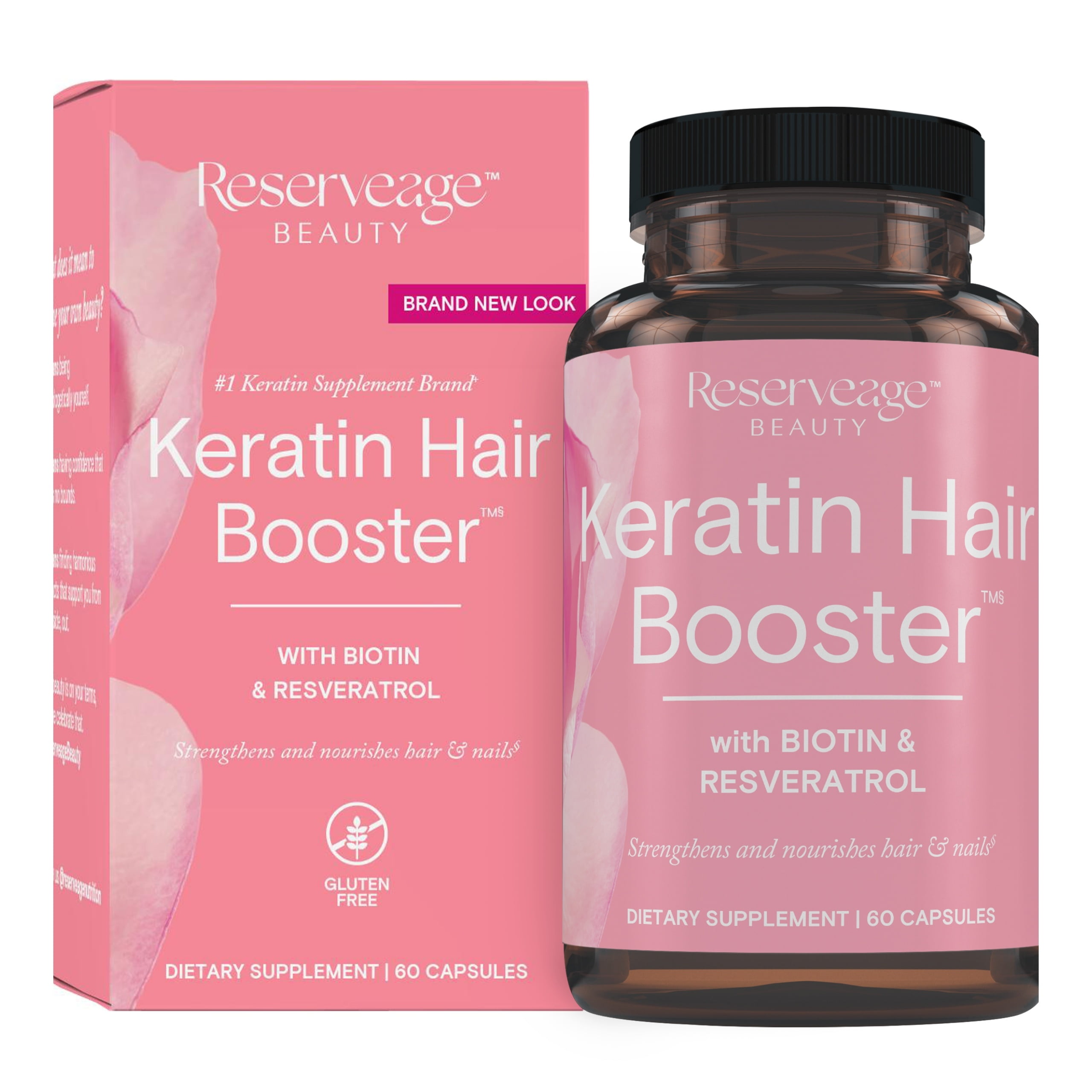 Biotin And Collagen Supplements With Keratin 25000 Mcg - Hair Skin & Nails Vitamins With Collagen Keratin B Complex - Made In USA - Biotin For Hair Growth Women & Men - View #4