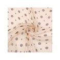 thumbnail image 4 of INSPIRE CHIC Women Polka Dots Chiffon Small Square Scarf, 1950s Retro Lightweight Soft Mesh Sheer Ruffle Scarves Neckerchief 23.6x23.6" Wheat Yellow, 4 of 6