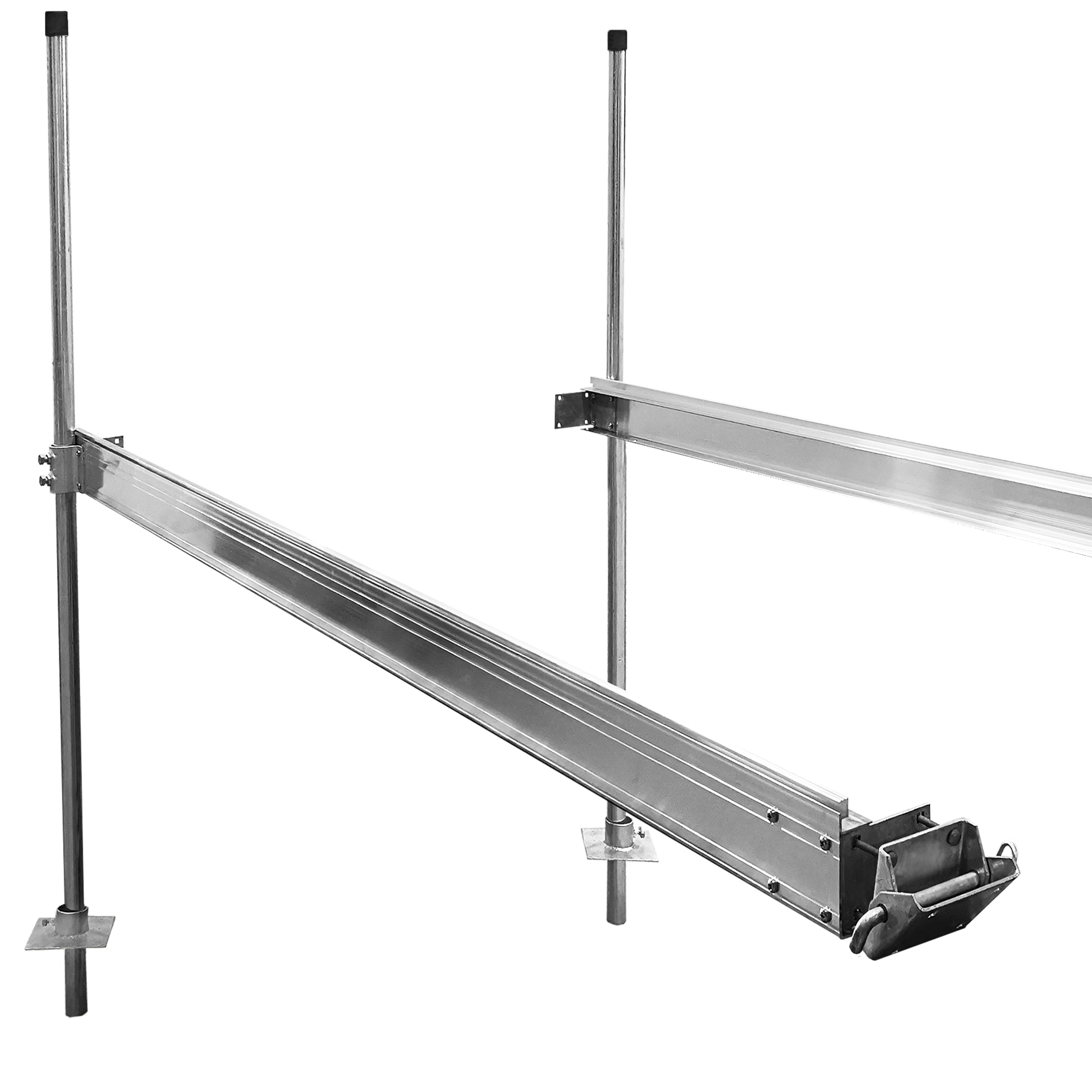 Multinautic Adjustable Width 4 ft. x 8 ft. Aluminum Dock Kit, Stationary and Floating