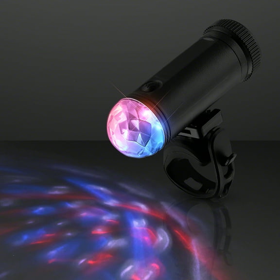 Light Up Disco Projecting Bike Light