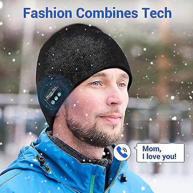 Gorro de música Bluetooth Gorro de punto Gorro Bluetooth Llamada binaural Escuchar canciones XianweiShao 8390612091902