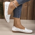 thumbnail image 2 of Women’s Ballet Flat Round Toe Dress Shoes Casual Slip On Rope Loafer, 2 of 5