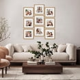 thumbnail image 5 of Sheffield Home 9-Pc Wall Decor Picture Frame Set 12x12” Matted Picture Frames for Home Decor, Bronze, 5 of 6