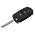 thumbnail image 4 of Carcasa Plegable Para Llave De Coche, Compatible Con Vw Volkswagen Gti Jetta Eos Golf, Repuesto De Entrada Sin Llave, Mando A Distancia, Carcasa De Cubierta (1), 4 of 5