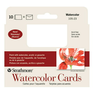 Strathmore Watercolor Cards, 5in x 7in, 50/Pkg. 