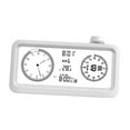 thumbnail image 3 of Reloj despertador con 3 niveles de brillo, multifuncional, práctico reloj temporizador visual para Blanco, 3 of 9
