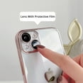 thumbnail image 3 of Decase Lightweight Slim Case with Lens Film for iPhone 11 6.1 Inch, Ultra Thin Clear Simple Portable PC Electroplating Frame Scratch Resistant Shockproof Cover Case for iPhone 11, Black, 3 of 7