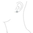 thumbnail image 6 of Bling Jewelry Womens Holiday Party Snowflake Pendant Necklace & Earrings Set Clear CZ Sterling Silver, 6 of 8