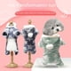 thumbnail image 5 of Ropa de franela para perros de cuatro patas, cálida y resistente al frío, con ositos de peluche, lindas prendas con capucha, ropa transformable para mascotas, 5 of 5