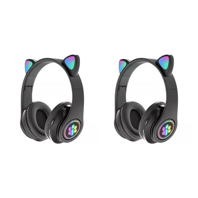 Inteprter Glow Headset Wireless Earstud Gaming Supplies Noise Present Functional Reduction Birthday Headphone Glowing Multipurpose Type4 NO4
