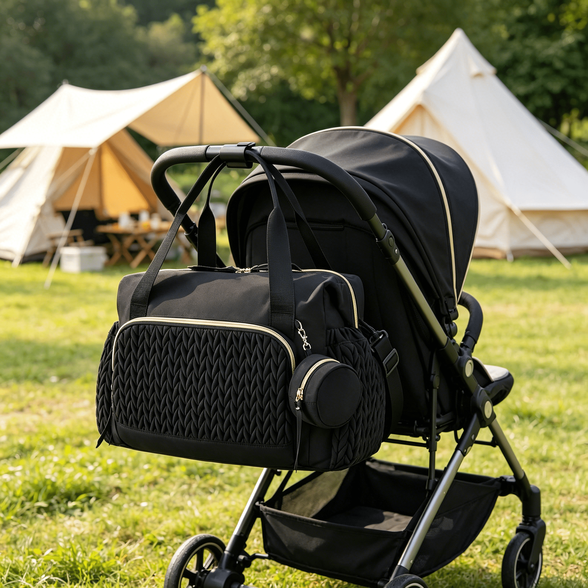 GASTROPOD 2026 New Diaper Bag Tote,Large Capacity Travel Diaper Bags,Hospital Bag for Labor Delivery,Baby Bag with Pacifier Case,Elegant Shoulder Bag,Large Duffle Bag