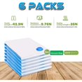 thumbnail image 2 of 6 Pack Vacuum Storage Bags, 60*80CM Reusable Travel Compression Bag for Mattress, Tent, Clothes, Quilts, Bedding, Pillows, 2 of 5