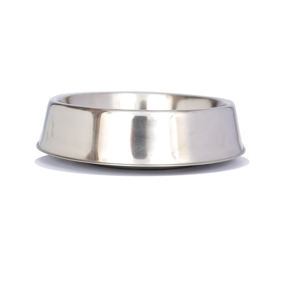 Iconic Pet Anti Ant Stainless Steel Non Skid Pet Bowl For Dog or Cat, 64 Oz, 8 Cup