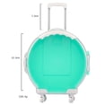 thumbnail image 2 of 1 pieza linda muñeca maleta equipaje de viaje apto para 18 pulgadas muñeca Verde Sunnimix Maleta para niños, 2 of 7