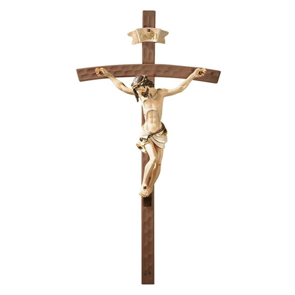Wood Crucifix with Resin Corpus