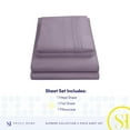 thumbnail image 4 of Juego de sábanas Sweet Home Collection 1800 Supreme Twin XL Plum, 4 of 6