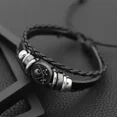 thumbnail image 4 of 2PCS Vintage Punk Skull Round  Bracelet Multi layer Beaded Weaving Leather Bracelet Fashion Creative Men's Jewelry, 4 of 7