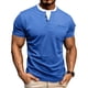 thumbnail image 1 of Tops para hombre, blusas y camisas de manga corta y cuello redondo para hombre. Jersey informal de dos piezas con bolsillo y cuello redondo de doble capa y manga corta de color liso a la moda para hom, 1 of 8
