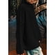 thumbnail image 3 of Suéter de Cuello Alto de Manga Larga PRETTYGARDEN Negro XL, 3 of 7