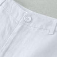 thumbnail image 3 of ICHUANYI Clearance Fashion Women Sweat Shorts Summer Casual Loose Solid High Waist Short Pants(White, L) ICHUANYI WER2023080916272, 3 of 6
