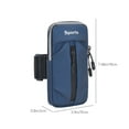 thumbnail image 2 of Uxgjfwu Running Phone Armband, Waterproof Fitness Arm Strap Smartphone Holder for Jogging Gym Workouts Universal Phone Pouch Exercise Sports Bag, 2 of 9