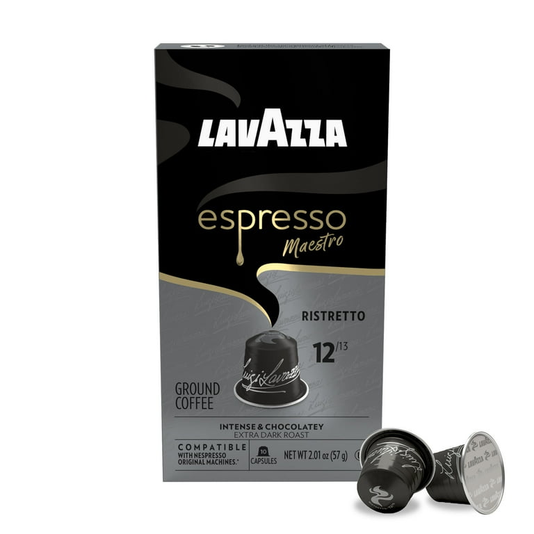 Lavazza Espresso Maestro Ristretto Aluminum Capsules Compatible