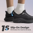 thumbnail image 2 of ALLSWIFIT Women's Slip On Walking Shoes Hands-Free Cushion Running Tennis Shoes Non-Slip Comfortable Workout Gym Sports Athletic Fashion Sneakers ActiveBreeze2.0, 2 of 7