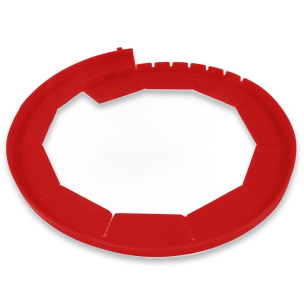 Corteza de pastel ajustable Casa Flan Shield Pastelería Redonda Silicona Edge Panadería Protector Herramientas Herramientas Cocina Hogar Bakeware Red Inevent HA011487-05B