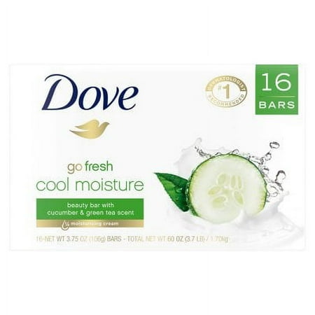 The Dove Go Fresh Cool Moisture Beauty Bar (3.75 oz., 16 ct.)