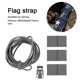 thumbnail image 4 of Cierre elástico Bandera Correa elástica Cordón de choque Bloqueo Fijación segura Gris, 4 of 8