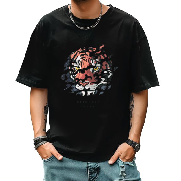Men's Short Sleeve Graphic T shirt Collection Summer New Trend Sports Shirt Select