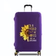 thumbnail image 1 of Luggage Cover Stretch Fabric Suitcase Protector daisy series Baggage Dust Case Cover Suitable for18-32 Inch Suitcase Case 8daisy016 L, 1 of 6