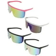 thumbnail image 1 of Flawless Oversized Super Shield Mirrored Lens Sunglasses, 1 of 15