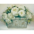 thumbnail image 2 of Dern, Andrea 32x26 White Modern Wood Framed Museum Art Print Titled - White Roses in Planter, 2 of 4