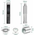 thumbnail image 2 of Grommet Tools 12mm Metal Grommet Sets 100 Set Grommet Kit Eyelets Kit for Canvas Tarp Tent Repair Silver(1/2 Inch), 2 of 5