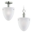thumbnail image 3 of Sea Gull Lighting 51035-962 Metropolis One Light Hall / Foyer Ceiling Light Fixture, Brushed Nickel, 3 of 3